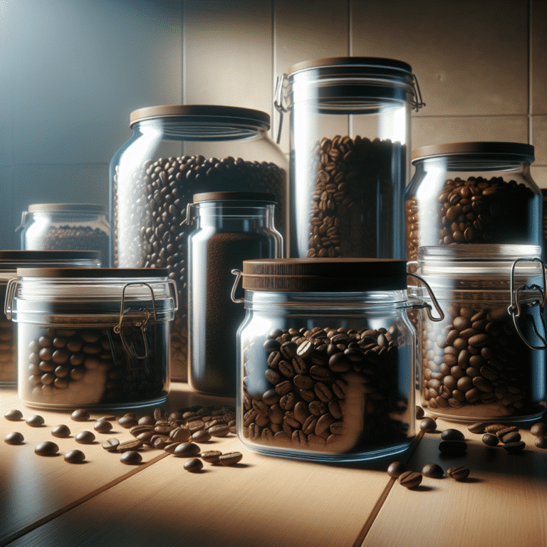 storing coffee beans in airtight containers