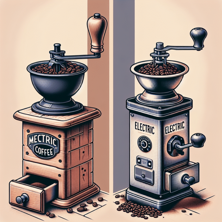 manual vs electric coffee grinders