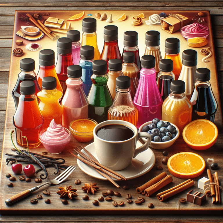 flavored syrup ideas for coffee at home