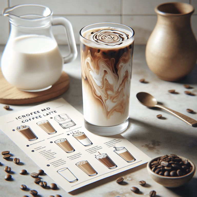 iced coffee latte recipe with milk