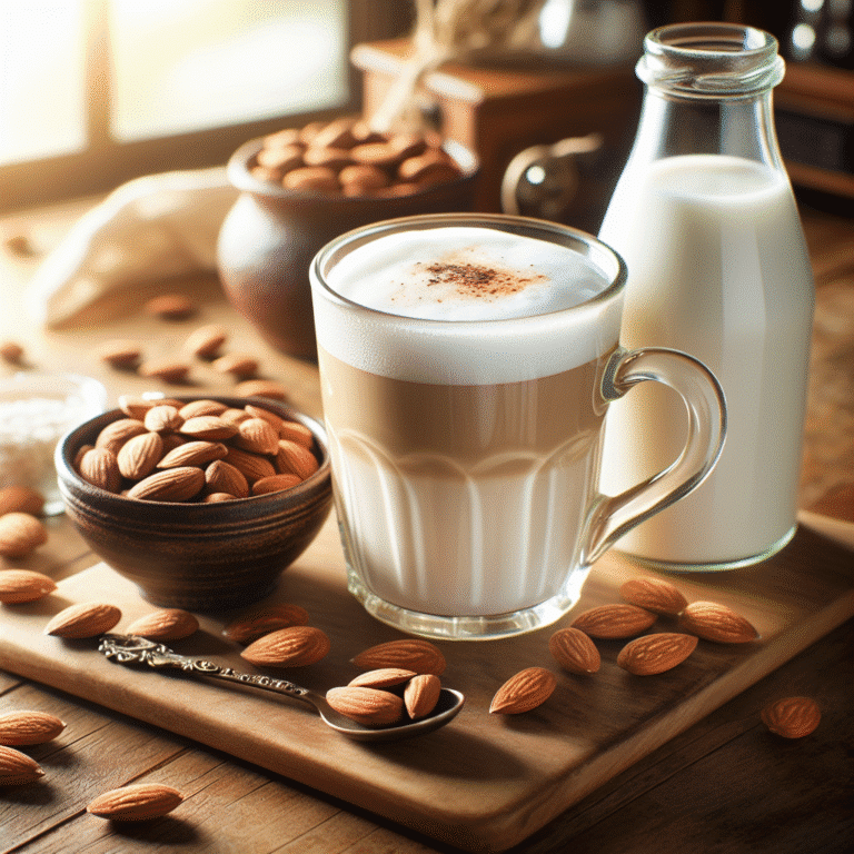 almond milk latte recipe