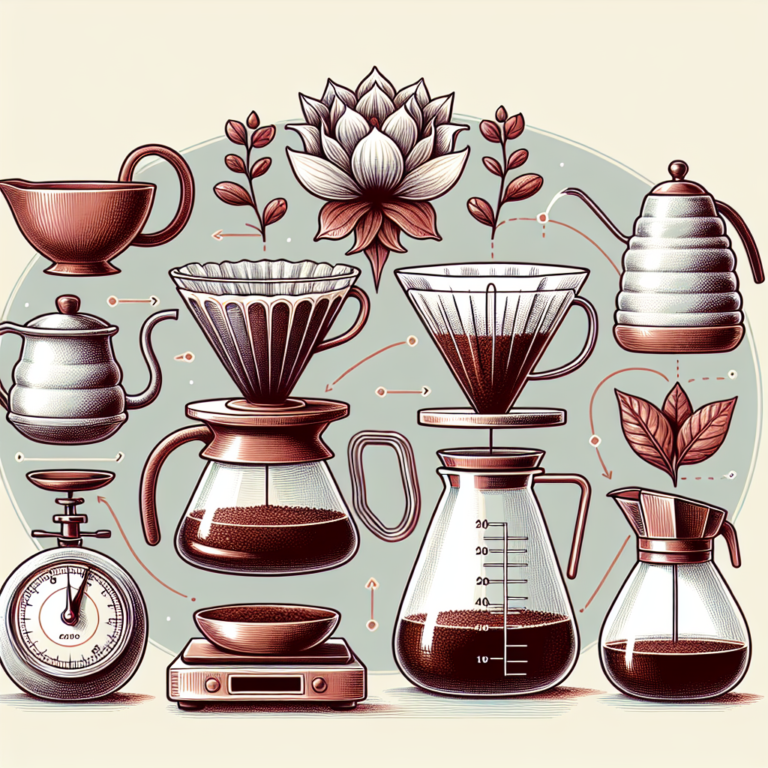 how to achieve the perfect pour-over coffee bloom