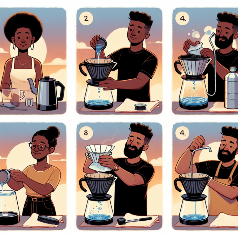 how to clean and maintain your pour-over coffee maker
