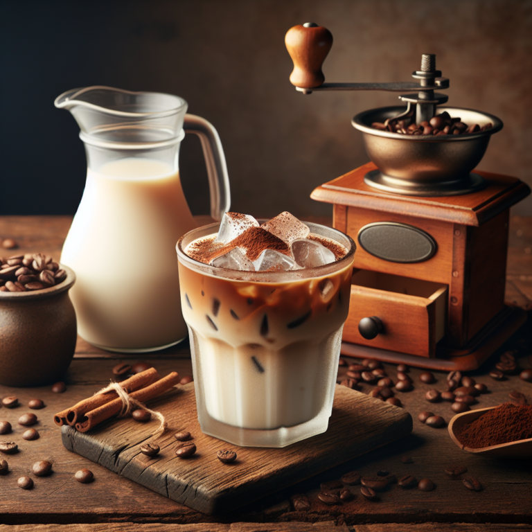 delicious iced coffee latte recipe with milk from scratch