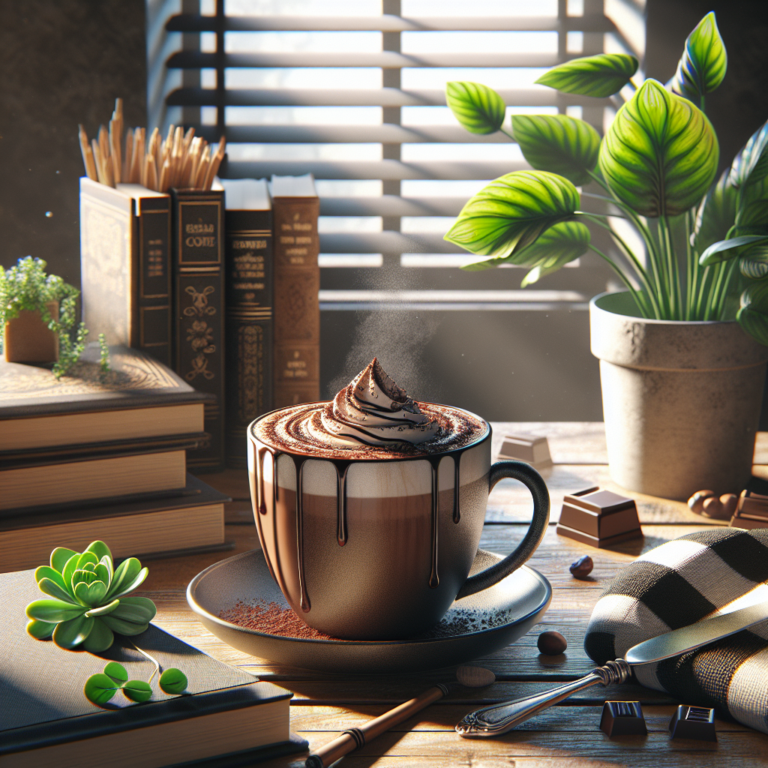 simple chocolate mocha coffee at home