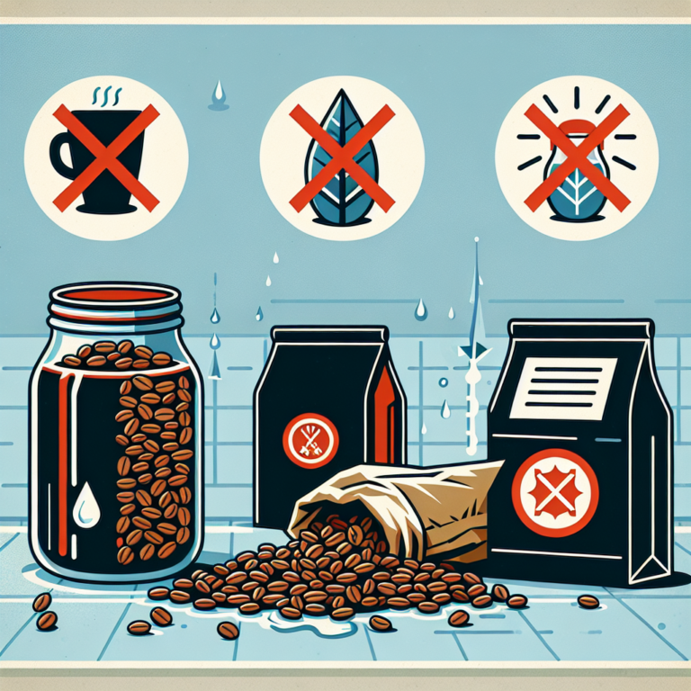 common mistakes in coffee bean storage to avoid