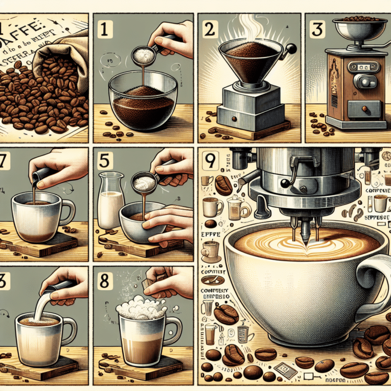 how to make a homemade flat white step by step