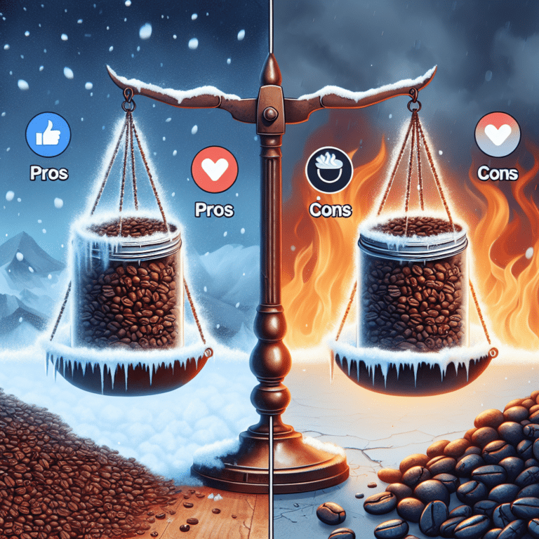 should you freeze coffee beans? pros and cons