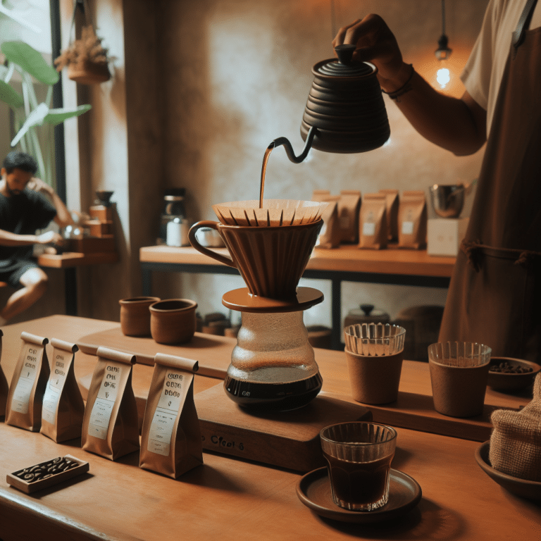 experiencing single-origin coffees with pour-over