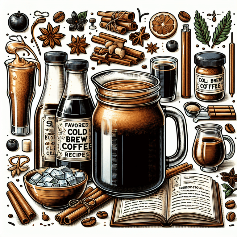 flavored cold brew coffee recipes