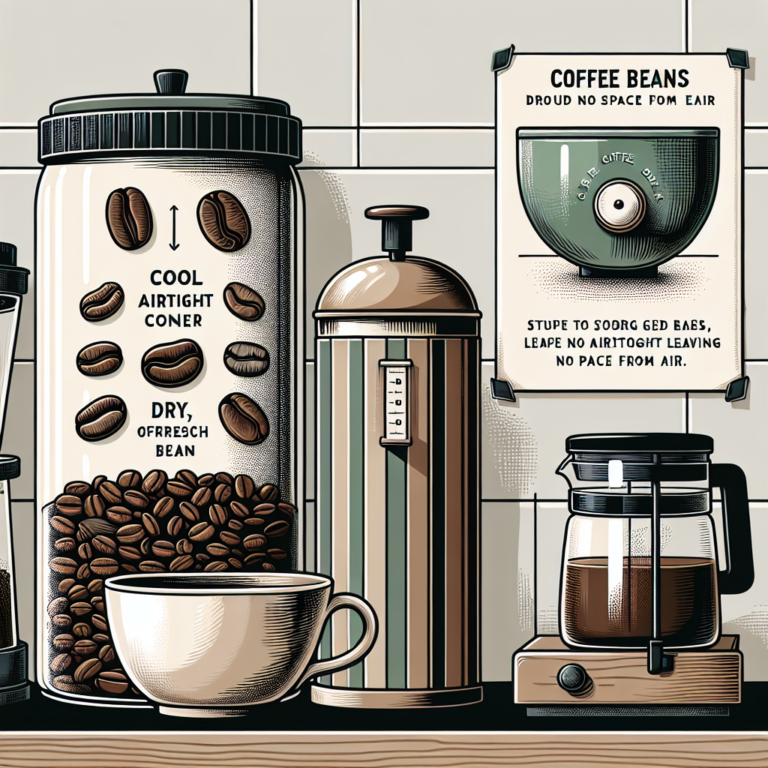 how to store coffee beans for freshness