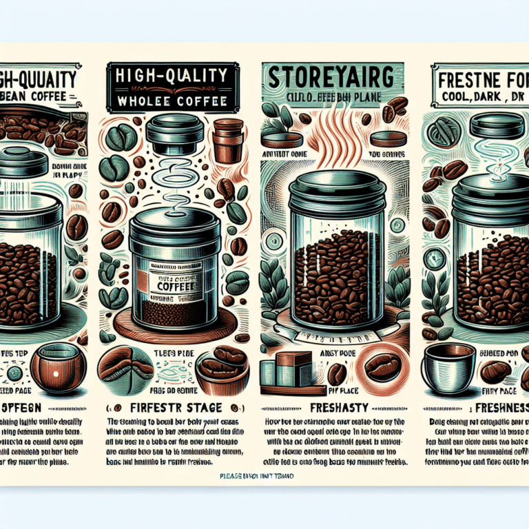 how to store coffee beans for freshness